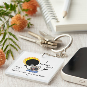 2024 Solar Eclipse Survival Edition Key Ring