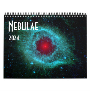 2024 Space Astronomy Universe NASA Nebulae Stars Calendar