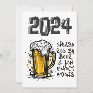 2024 Sponsored by Beer & Low Expectations Invitation