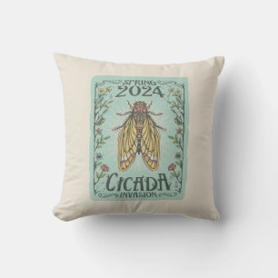 2024 Spring Cicada Invasion Cushion
