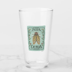 2024 Spring Cicada Invasion Glass