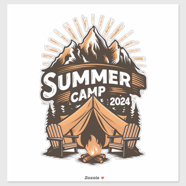 2024 Summer Camp Summer Camping Vacation Matching  (Sheet)
