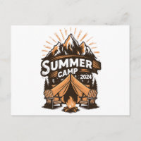 2024 Summer Camp Summer Camping Vacation Matching 
