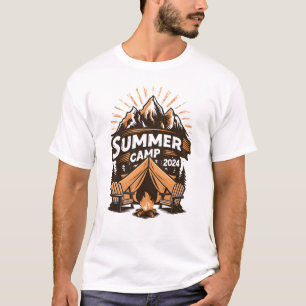 2024 Summer Camp Summer Camping Vacation Matching  T-Shirt