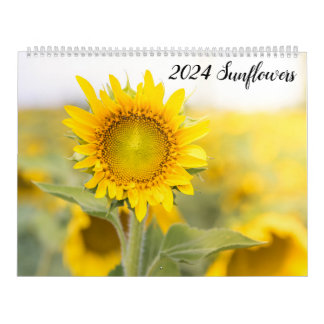 2024 Sunflowers Calendar