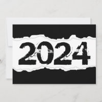 2024 torn paper invitation