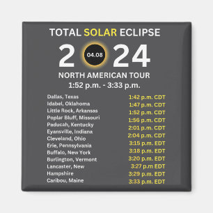 2024 Total Solar Eclipse April 8 Path Of The Eclip Magnet