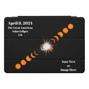 2024 Total Solar Eclipse iPad Pro Cover
