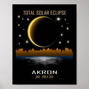 2024 Total Solar Eclipse Totality Poster