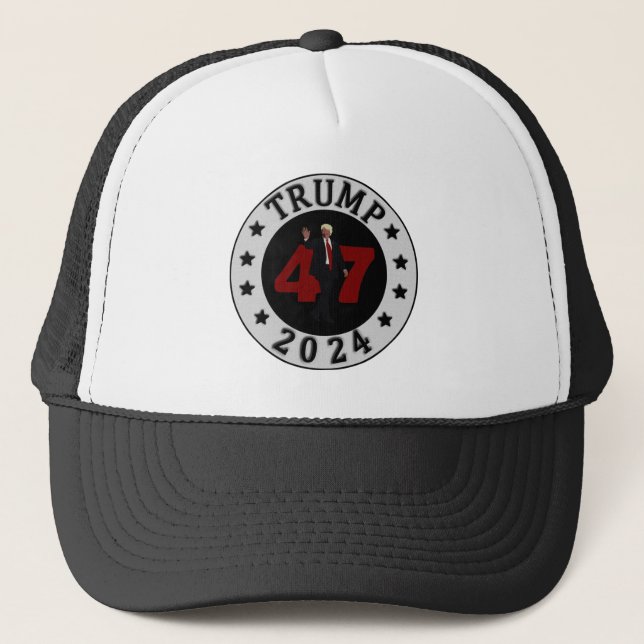 2024 TRUMP 47 TRUCKER HAT (Front)