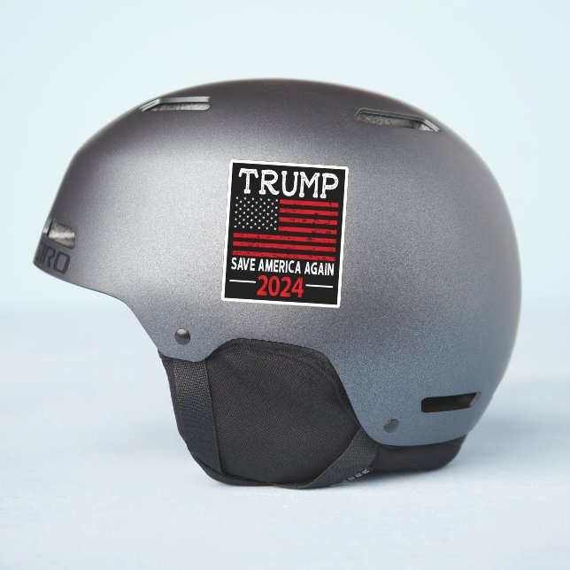 2024 Trump Save America Again Sticker (Helmet Side)