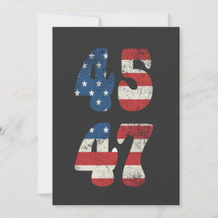 2024 Trump Take America Again Patriotic American  Invitation