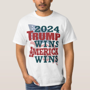 2024 Trump Wins - America Wins T-Shirt