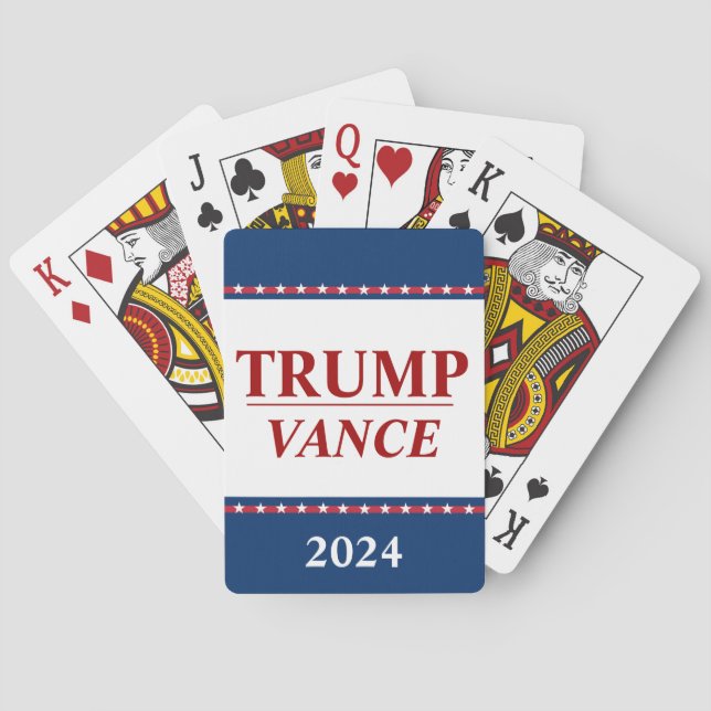 2024 Vance Trump Playing Cards (Back)