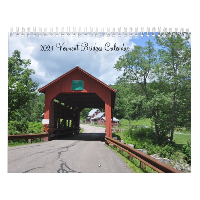 2024 Vermont Bridges Calendar (Cover)