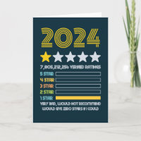 2024 Very bad 1 Star Rating Zero If I Could Funny