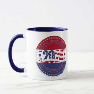 2024 Vote for the Red White and Blue USA Flag Mug