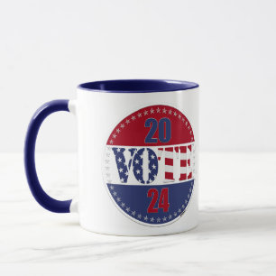 2024 VOTE USA Flag Mug
