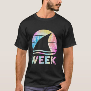 2024 Week Retro Shark Fin Lover Sea Ocean Animal S T-Shirt