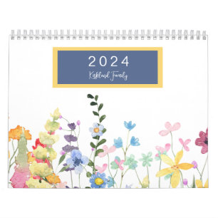 2024 Wildflower Photo Family Name Calendar
