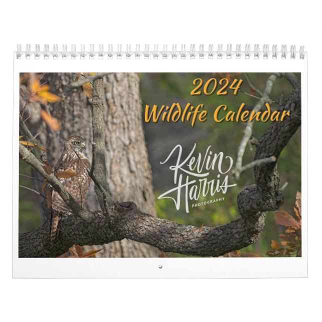 2024 Wildlife Calendar by Kevin Harris (Cover)