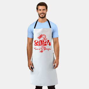 2024 Year of the Dragon Chinese New Year Apron