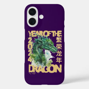 2024 YEAR OF THE DRAGON chinese new year gift idea iPhone 16 Case