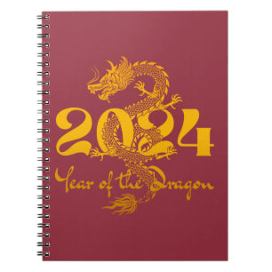 2024 Year of the Dragon Chinese New Year Notebook