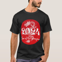 2024 year of the dragon red white