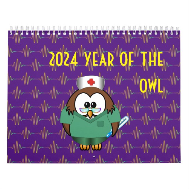 2024 year of the owl calendar (Cover)