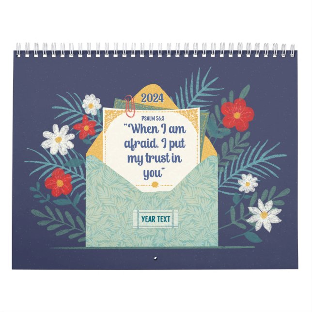 2024 Year Text Calendar (Cover)