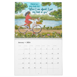 2024 Year Text Ps 56:3 Calendar