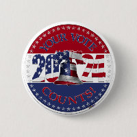 2024 Your Vote Counts Liberty Bell USA Flag