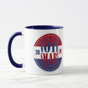 2024 Your Vote Counts Vote Smart Mug