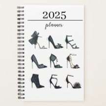 2025 12 Month Fashion Shoe Planner 