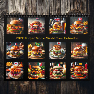 2025/2026 Burger Mania World Tour  Calendar
