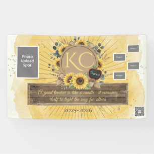 2025-2026 Sunflower Teacher Appreciation Banner