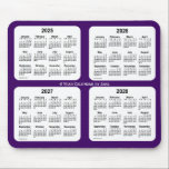 2025-2028 Purple 4 Year Calendar by Janz Mouse Pad<br><div class="desc">Artistic Calendar Designs by Janz © 2008-2022 Jan Fitzgerald. All rights reserved. Graphic Design,  Artwork,  and Photography by Jan and Michael Fitzgerald.</div>