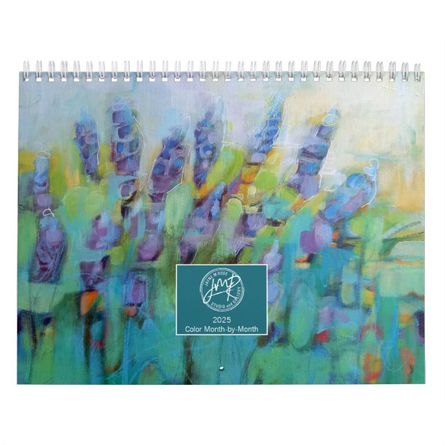 2025 Abstract Art Calendar by Jayne Rose (Cover)