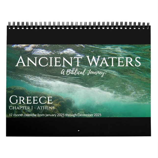 2025 Ancient Waters: A Biblical Journey Ch. 1 Calendar (Cover)
