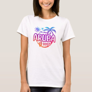 2025 Aruba Vacation or Trip Design T-Shirt
