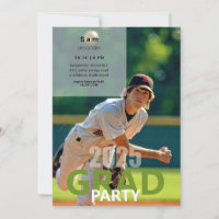 2025 Baseball Photo Graduation Party 