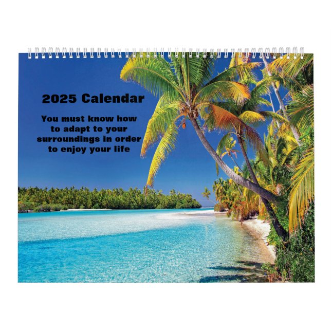 2025 beaches lovers calendar (Cover)