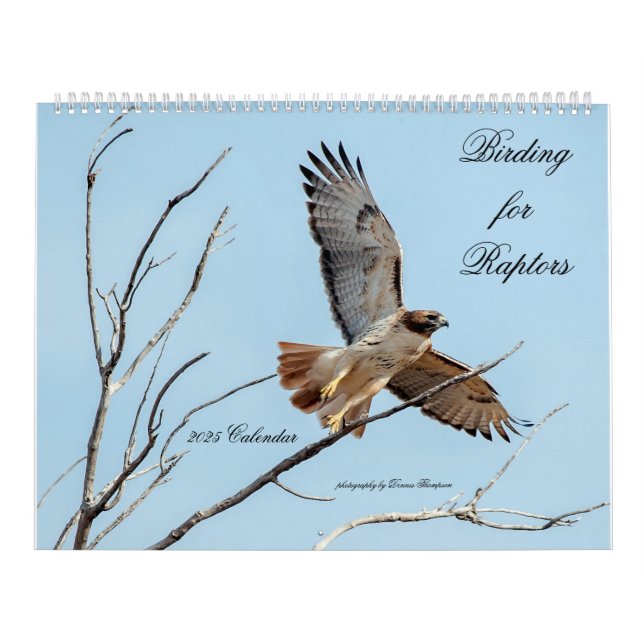 2025 Birding for Raptors Calendar (Cover)