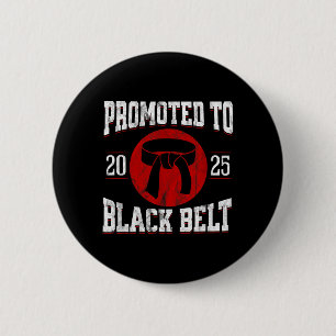 2025 Black Belt Achievement Tang Soo Do Karate 6 Cm Round Badge