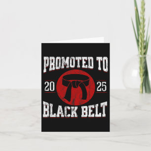 2025 Black Belt Achievement Tang Soo Do Karate Tae Card