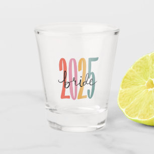 2025 bride Wedding Announcement Marriage Shot Glass