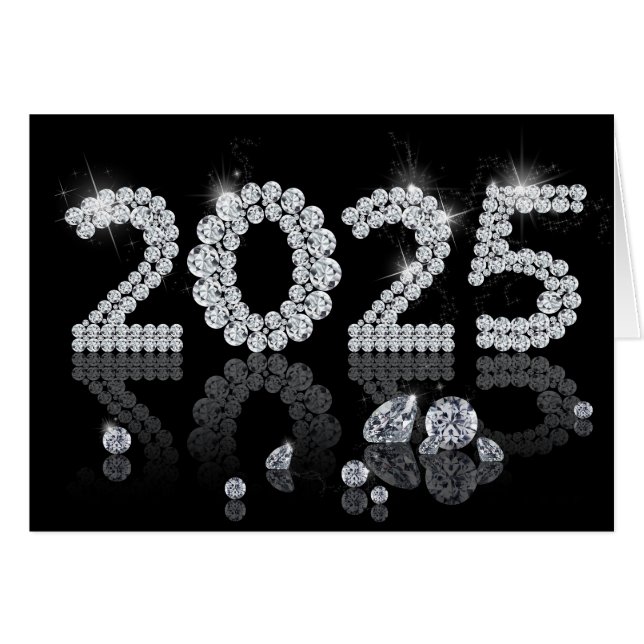 2025 Brilliant Diamonds Luxury New Year (Front Horizontal)
