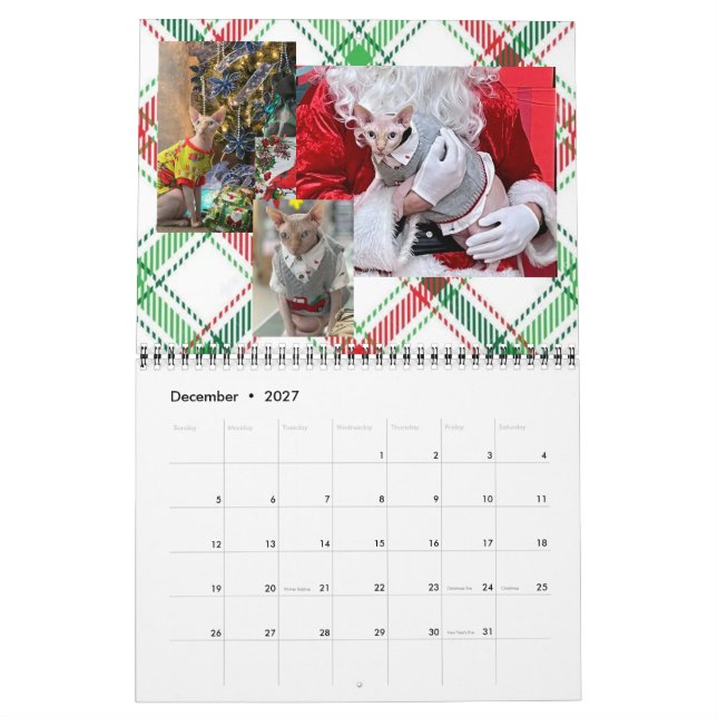 2025 Calendar  (Dec 2027)