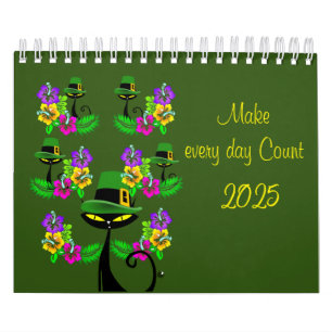 2025 Calendar Cat Kitten Irish 
